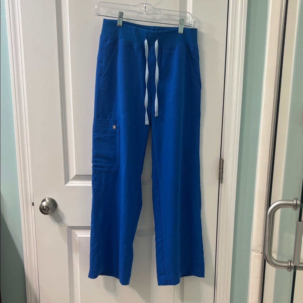 Figs “Isabel” high waisted wide leg scrub pants